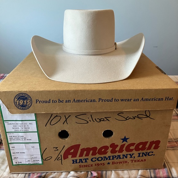 American Hat Co Other - American Hat-6 7/8. Silver Sand 10x